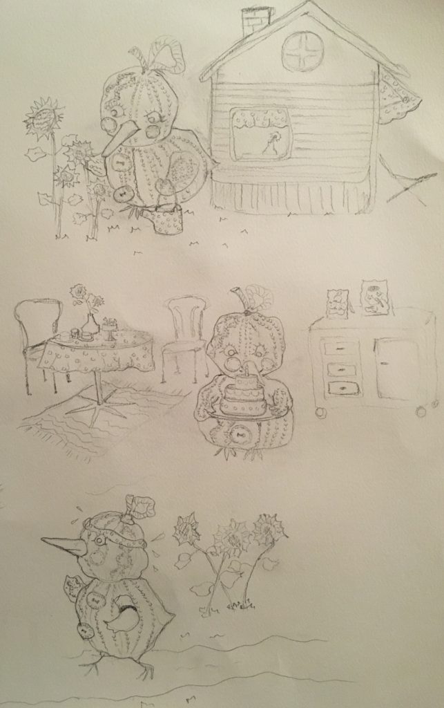 Sketch on I Used To Be -Concept