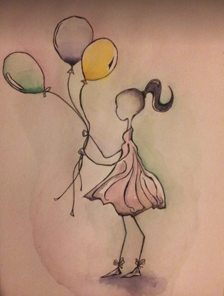 A Girl With Balloons, A4